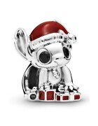 Pandora Талисман Пандора тип висулка за Коледа със Ститч от Дисни - Сребро 925
