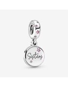 Pandora Висулка Пандора Сестри завинаги от кубичен цирконий и сребро 925
