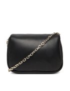 Patrizia Pepe Дамска чанта модел Winter Black - естествена кожа - 8B0219/L113-K470