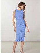 Patrizia Pepe Midi Dress With Round Neckline - Лилав