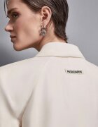 Patrizia Pepe name: Сако regular fit със закопчаване с един ред копчета PP1 Крем