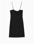 Patrizia Pepe Рокля мини regular fit - Черен
