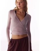Penti Блуза Cashmere лилава ежедневен дълъг ръкав лиосел