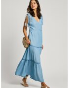 Pepe Jeans London Дълга рокля с шпиц