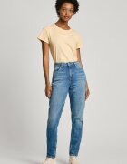 Pepe Jeans London Дънки с висока талия Светлосин