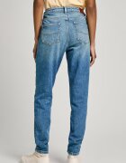 Pepe Jeans London Дънки с висока талия Светлосин