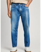 Pepe Jeans London Дънки със средновисока талия и захабен ефект