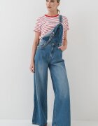 Pepe Jeans London Дънков гащеризон Sabrina Прашно синьо