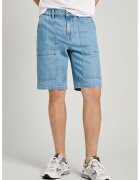 Pepe Jeans London Дънкови бермуди със свободна кройка