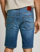 Pepe Jeans London Дънкови бермуди Син