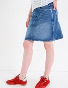 Pepe Jeans London Къса права пола Син