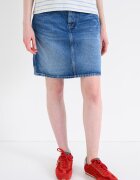 Pepe Jeans London Къса права пола Син