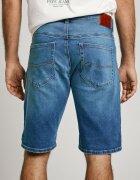 Pepe Jeans London Къси дънки със средновисока талия Прашно синьо
