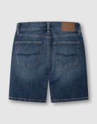 Pepe Jeans London Къси дънки със захабен ефект Ултрамарин синьо/Прашно синьо