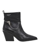 Pepe Jeans London Кожени боти с кубински ток