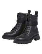 Pepe Jeans London Кожени боти с цип Черен