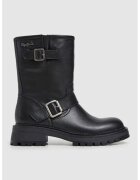 Pepe Jeans London Кожени ботуши с импрегнация