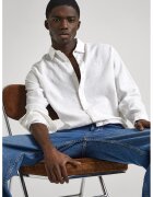 Pepe Jeans London Ленена риза с лого