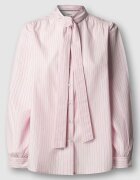 Pepe Jeans London Памучна риза Atyty с шал Розово