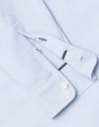Pepe Jeans London Памучна риза с джоб Бледо синьо