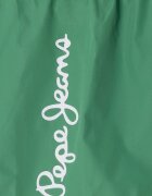 Pepe Jeans London Плувни шорти с лого Бял/Аква зелено