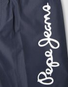 Pepe Jeans London Плувни шорти с лого Бял/Въглен сиво
