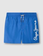 Pepe Jeans London Плувни шорти с лого Кралско Синьо