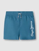 Pepe Jeans London Плувни шорти с лого Петролно синьо