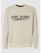 Pepe Jeans London Пуловер с овално деколте и лого