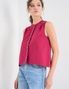 Pepe Jeans London Риза без ръкави Орхидеи