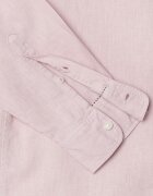 Pepe Jeans London Риза с лен с лого Пастелнорозов