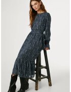 Pepe Jeans London Рокля с дълги ръкави - Бял/Лавандула/Тъмносин