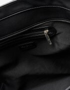 Pepe Jeans London Шопинг чанта Ariadna с релефно лого Черен