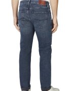 Pepe Jeans London Скосени дънки с миди талия Тъмносин