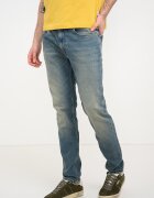 Pepe Jeans London Слим дънки със средновисока талия Прашно синьо