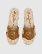 Pepe Jeans London Спортни обувки от еко кожа Карамел