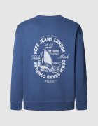 Pepe Jeans London Суитшърт с принт Син