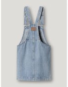 Pepe Jeans London Сукман от деним с джоб - Бял/Корал