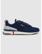 Pepe Jeans London Текстилни спортни обувки с велур