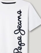 Pepe Jeans London Тениска с принт Черен/Бял