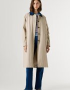 Pepe Jeans London Тренч Fionna с дънкови детайли Светло бежово
