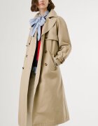 Pepe Jeans London Тренч с копчета и колан Бежов