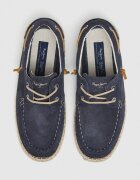 Pepe Jeans London Велурени мокасини Тъмносин/Крем