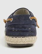 Pepe Jeans London Велурени мокасини Тъмносин/Крем