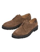 Pepe Jeans London Велурени обувки Derby Светлокафяв