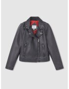 Pepe Jeans London Яке от еко кожа със скосени джобове