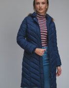 Pepe Jeans London Зимно яке с еко пух Тъмносин