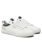 Pepe Jeans Мъжки спортни обувки PMS30839 - Полиуретан/Велур - Бели