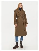 Pepe Jeans Trench Bianca PL402446 Зелен стандартен крой - полиестер