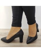 PERLLA 471-6 Елегантни дамски обувки черни - 40 - черни